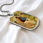 Saint Trinity Old Testament Icon Dog Tag military pendant necklace
