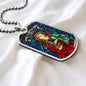 St Cecilia Dog Tag Necklace