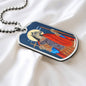 Saint Christopher Dog Head Dog Tag pendant necklace