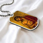 Jesus Christ The Bridegroom Dog Tag military pendant necklace