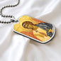 Guardian Angel  Dog Tag  necklace