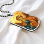 Archangel Raphael Dog Tag military pendant necklace