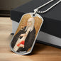 Saint Catherine of Siena Dog Tag military pendant necklace