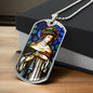Saint Catherine of Siena Dog Tag military pendant necklace