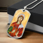 Saint Barbara Dog Tag necklace