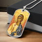 Guardian Angel  Dog Tag  necklace