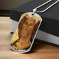 Jesus Christ Our Savior Icon Dog Tag military pendant necklace