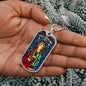 St Cecilia Dog Tag Necklace