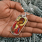 Archangel Michael Rublev dog tag necklace