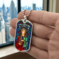 St Cecilia Dog Tag Necklace
