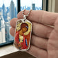 Archangel Michael Rublev dog tag necklace
