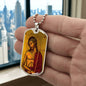 Jesus Christ The Bridegroom Dog Tag military pendant necklace