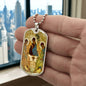 Saint Trinity Old Testament Icon Dog Tag military pendant necklace