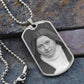 St Thérèse of Lisieux dog tag necklace