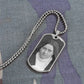 St Thérèse of Lisieux dog tag necklace