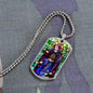 Saint Abigail Dog Tag military necklace