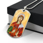 Saint Barbara Dog Tag necklace