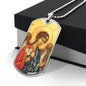 Archangel Barachiel Dog Tag military pendant necklace