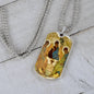 Saint Trinity Old Testament Icon Dog Tag military pendant necklace