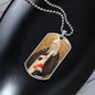 Saint Catherine of Siena Dog Tag military pendant necklace