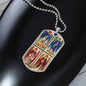 Archangels Michael, Arch Angel Michael, Personalised Gift, Archangel Gabriel, Archangel Raphael, Archangel Uriel military dog tag necklace