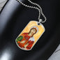 Saint Barbara Dog Tag necklace
