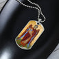 Archangel Michael Dog Tag necklace