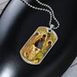 Saint Trinity Old Testament Icon Dog Tag military pendant necklace