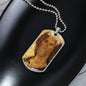 Jesus Christ Our Savior Icon Dog Tag military pendant necklace