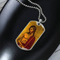 Jesus Christ The Bridegroom Dog Tag military pendant necklace