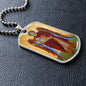 Archangel Michael Dog Tag necklace