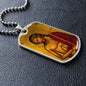 Jesus Christ The Bridegroom Dog Tag military pendant necklace