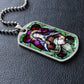 St Teresa of Avila dog tag necklace
