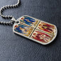 Archangels Michael, Arch Angel Michael, Personalised Gift, Archangel Gabriel, Archangel Raphael, Archangel Uriel military dog tag necklace