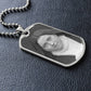 St Thérèse of Lisieux dog tag necklace
