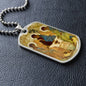 Saint Trinity Old Testament Icon Dog Tag military pendant necklace