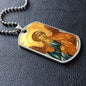 Archangel Raphael Dog Tag military pendant necklace