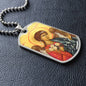 Archangel Barachiel Dog Tag military pendant necklace