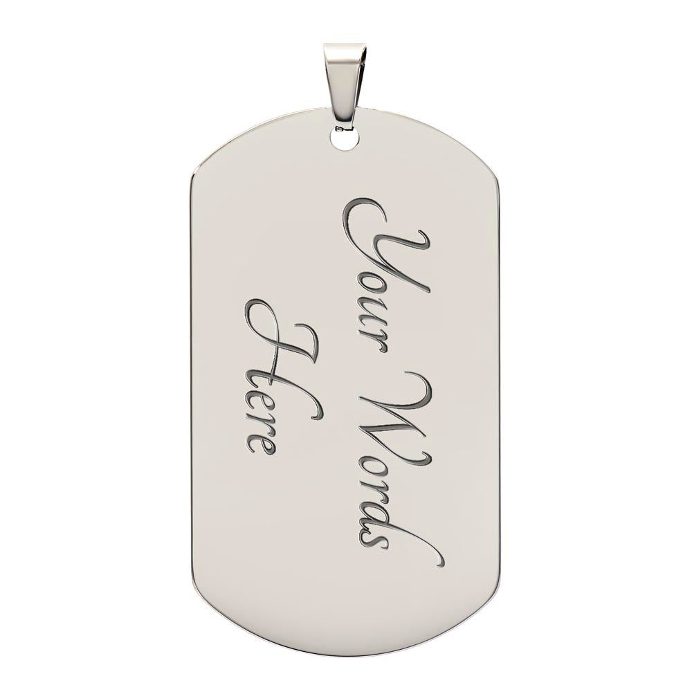 Saint Theodore of Tarsus dog tag necklace