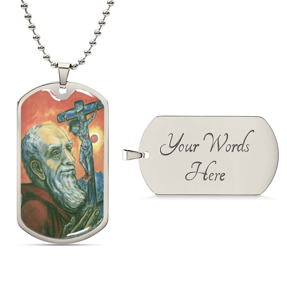 Bruder Konrad dog tag necklace