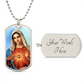 Immaculate Heart of Mary Pendant Necklace, Catholic Jewelry