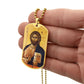 Jesus Christ Pantocrator Vatopedi dog tag necklace