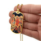 Descent into Hell dog tag necklace