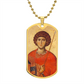 St George by Panselinos dog tag necklace