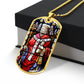 Saint Theodore of Tarsus dog tag necklace