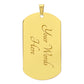 Saint Theodore of Tarsus dog tag necklace