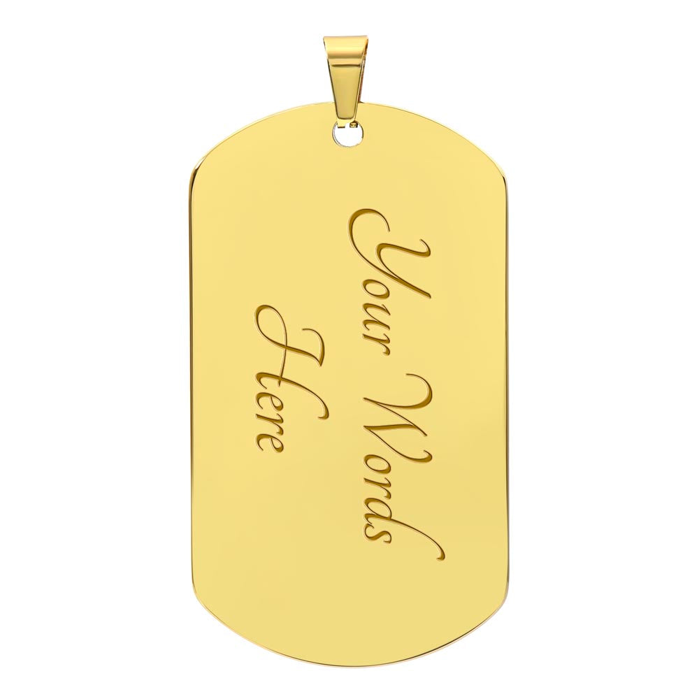 Saint Theodore of Tarsus dog tag necklace