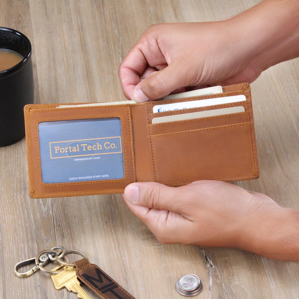Jesus Name in Hebrew Leather Wallet