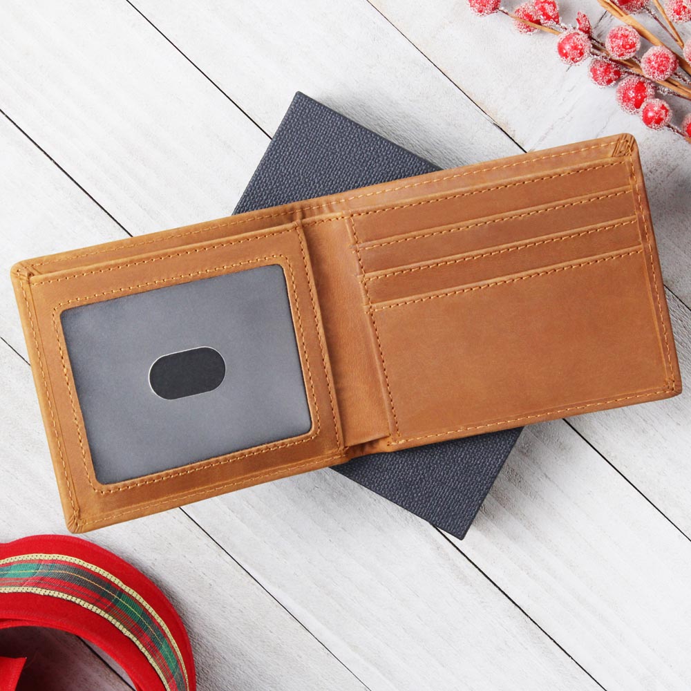 Jesus Name in Hebrew Leather Wallet