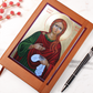St Mary Magdalene Orthodox Icon Leather Journal